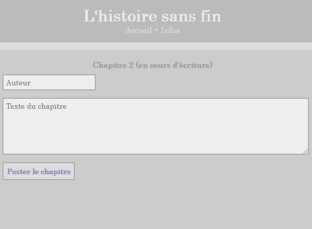 La première version (Mars 2019)